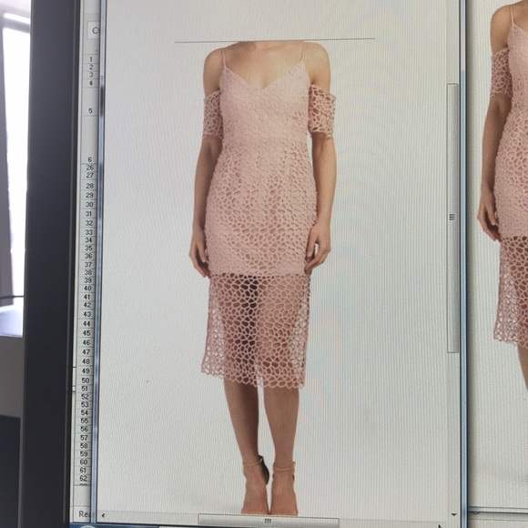 KEEPSAKE the Label Dresses & Skirts - Blush midi dress By KEEPSAKE Countdown Lace Dress
